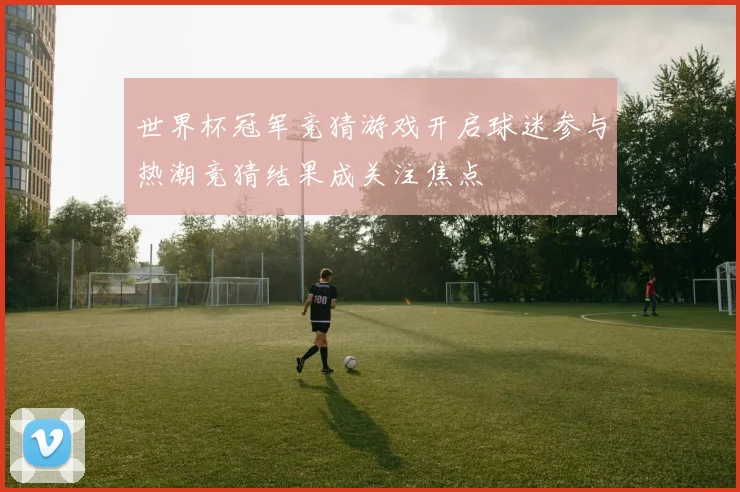 世界杯冠军竞猜游戏开启球迷参与热潮竞猜结果成关注焦点