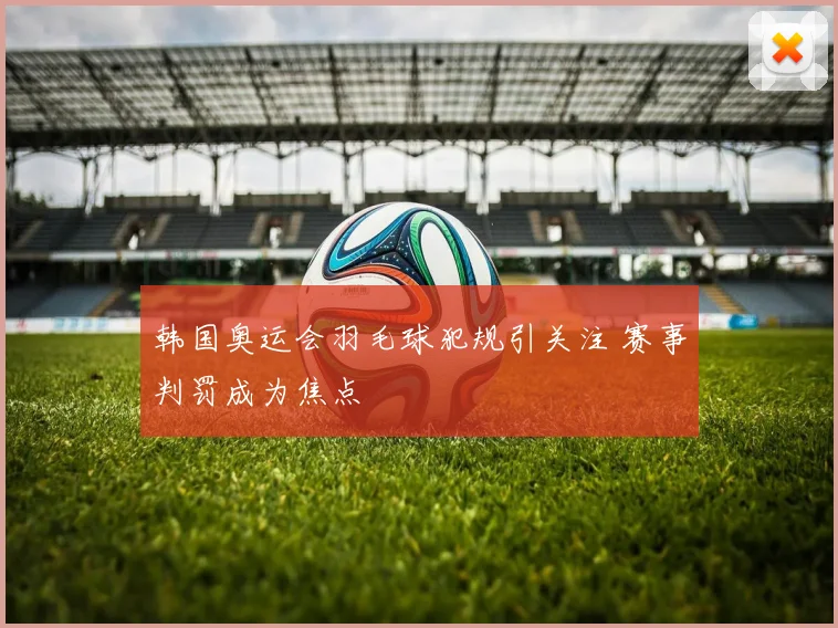 韩国奥运会羽毛球犯规引关注 赛事判罚成为焦点