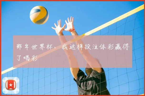 那年世界杯,我这样投注体彩赢得了喝彩